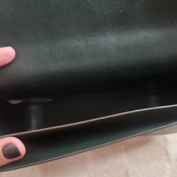 Kate Spade New York Nadine Green Leather Adjustable Strap Crossbody Bag - Picture 4 of 4